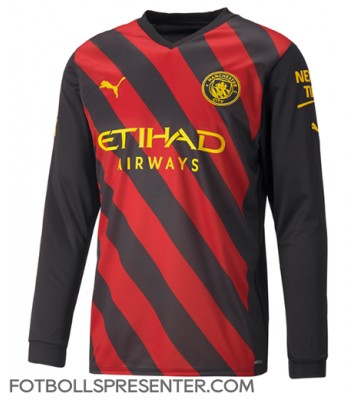 Manchester City Borta Matchtröja 2022-23 Långärmad